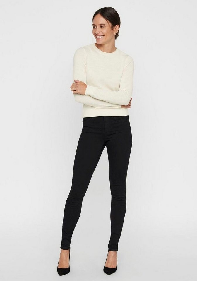 Vero Moda Skinny-fit-Jeans VMTANYA mit Stretch schwarz