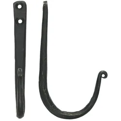 IB Laursen Haken handgefertigt, 1 Haken: B: 1,5 H: 14,5 T: 6,3 cm