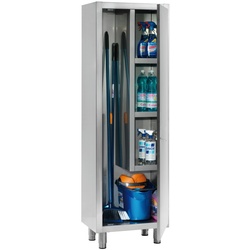 Reinigungsschrank 1 tür 4 regale - 600x450x1900 mm - 11020420 Eurast