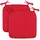 BestLivings Sitzauflage 38 x 38 x 2 cm rot 2-tlg.