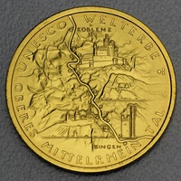 Münzprägestätten Deutschland 1/2 Unze Goldmünze - 100 Euro Oberes