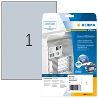 Herma 4593 Typenschild Folien-Etiketten silber, 320 Blatt, 210 x