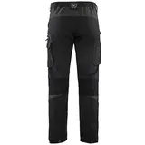 Blåkläder Blakläder Service Bundhose, schwarz / dunkelgrau, Konfektionsgröße 52