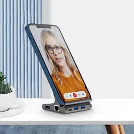 4smarts 7in1 Hub Universal Tablet und Phone Stand plus DeX-Modus grau