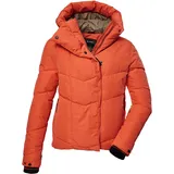 KILLTEC Damen Skijacke/Steppjacke mit Schneefang KSW 59 WMN SKI QLTD JCKT, neon-coral, 36, 39725-000