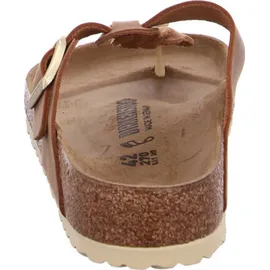 Birkenstock Gizeh Braided Nubukleder geölt cognac 38