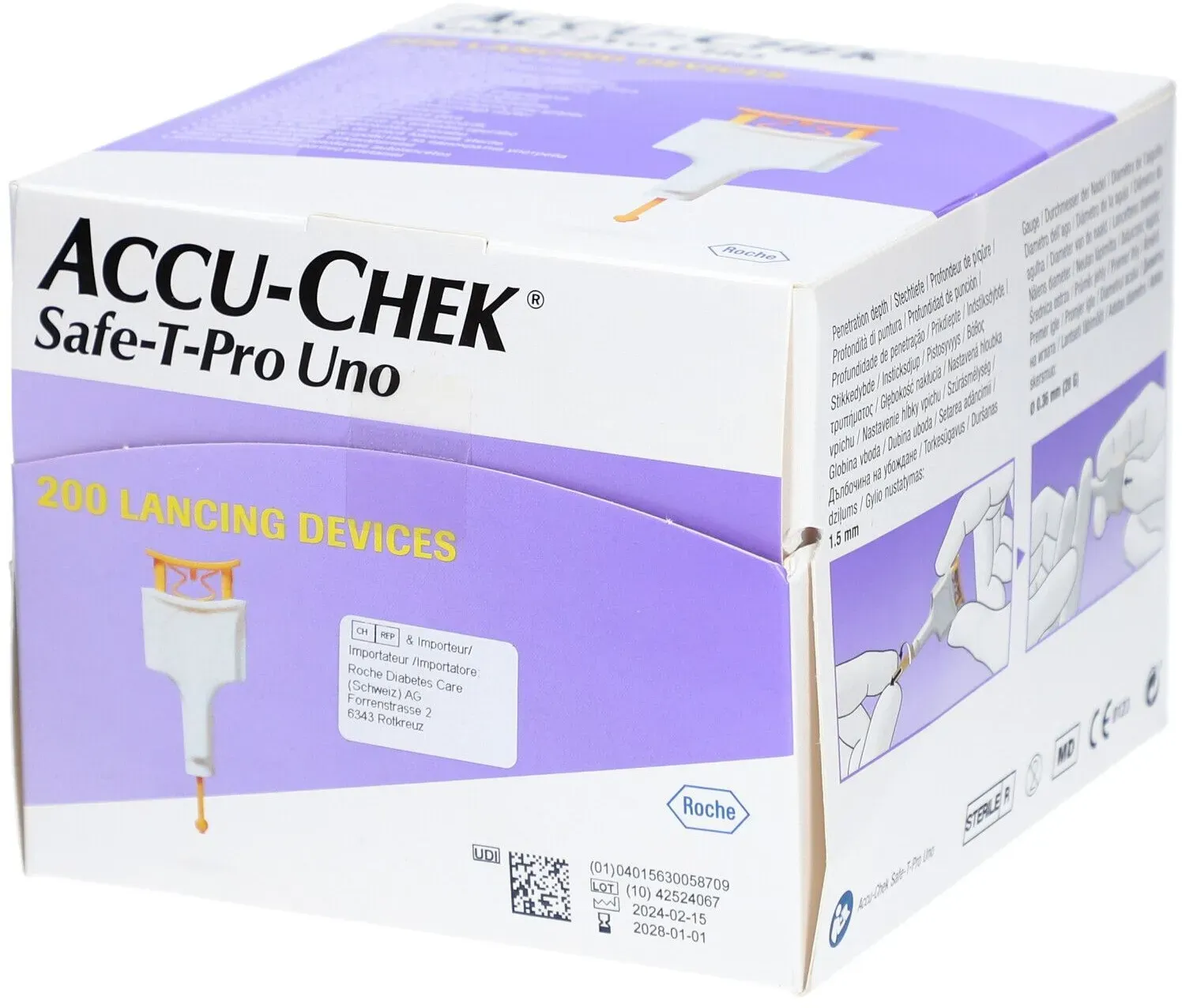 Accu-Chek® Safe T Pro Uno Lanzetten