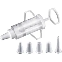 Westmark Garnierspritze, Mit 5 Tüllen, Füllmenge: 100 ml, Kunststoff,