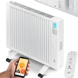 KESSER KESSER® Elektroheizkörper Infrarotheizung energiesparend 2in1 Mobile & Wand-Konvektor Elektroheizung mit WiFi App-Steuerung & Fernbedienung Radiator Heizung elektrisch Heizkörper 24h Timer