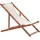 Beliani Avellino Klappstuhl 54 x 70 x 0 cm Dunkelbraun