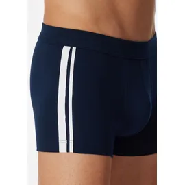 SCHIESSER 95/5 Shorts Organic Cotton streifen dunkelblau S 3er Pack