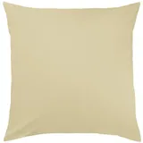 Traumschlaf Basic Single Jersey Kissenbezug 80x80 cm | taupe - braun