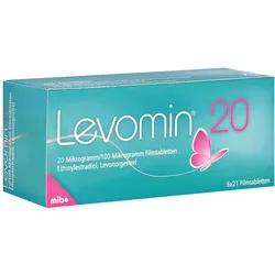 LEVOMIN 20 20 Mikrogramm/100 Mikrogramm Filmtabl. 126 St