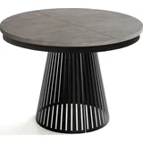 WFL GROUP Naro Ø 120 cm dunkelgrau