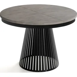WFL GROUP Naro Ø 120 cm dunkelgrau