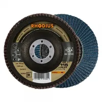 RHODIUS 202642 LSZ F1 Fächerschleifscheibe Edelstahl, Stahl 10 St.