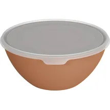 Rotho Schüssel + Deckel Caruba 8 L coral clay