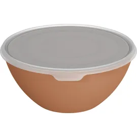 Rotho Schüssel + Deckel Caruba 8 L coral clay