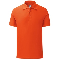Fruit of the Loom Iconic Polo Shirt in versch. Farben und Größen, feuerrot, 3XL