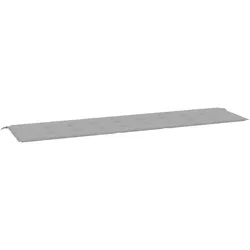 vidaXL Gartenbank-Auflage Grau 200x50x4 cm