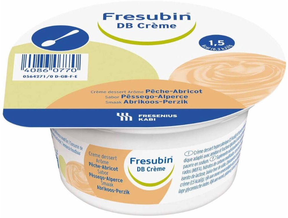 Fresubin DB Crème Pêche-Abricot 4x125 g crème