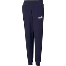 Puma Essentials Logo Fleece-Jogginghose Jungen peacoat 140