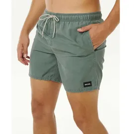 Rip Curl Badeshorts Offset Washed Volley Moss S