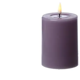 Deluxe Homeart MIA LED Stumpenkerze 10 cm lila
