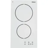 Einbaukochfeld Finlux FXVT 400 ECO, Glaskeramik, 2 Kochzonen, Touch Control, weiß