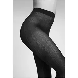 camano Fashion Sustainable Ajour 40 DEN Strumpfhose Damen Damen 9999 - black S