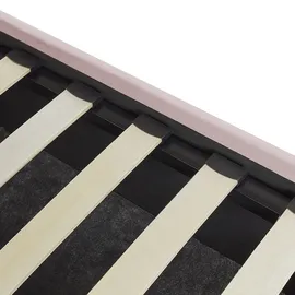 Beliani Bett mit Stauraum Samtstoff Vincennes 140 x 200 cm,