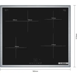 Bosch Serie 4 PIF64KBB5E Induktionskochfeld autark