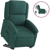 vidaXL Relaxsessel mit Aufstehhilfe Elektrisch 86,5 x 99,5 x 0 cm Dunkelgrün