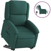 vidaXL Relaxsessel mit Aufstehhilfe Elektrisch 86,5 x 99,5 x 0 cm Dunkelgrün