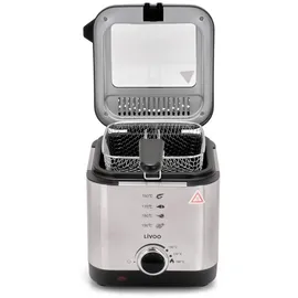 LIVOO Fritteuse 1,5 l grau