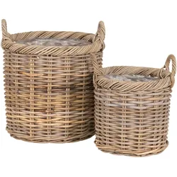 Korbset Gili Basket Braun, 2er Set