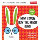 Harenberg Postkartenkalender Now i know how the Rabbit runs! 2026, 1 St.
