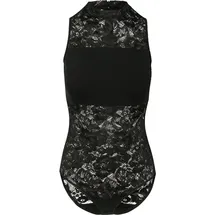 URBAN CLASSICS Ladies Laces Body - Schwarz