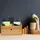 Relaxdays Schreibtisch Organizer Holz 15 x 28 x 16,5 cm natur 6 St.