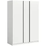 xonox.home Kleiderschrank Oakland 130 x 183 x 53 cm Weiß
