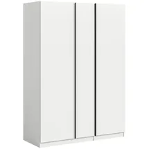 xonox.home Kleiderschrank Oakland 130 x 183 x 53 cm Weiß