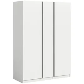 xonox.home Kleiderschrank Oakland 130 x 183 x 53 cm Weiß