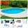 my pool bwt Ovalpool Set 10-tlg. 700 x 300 x 135 cm weiß/hellblau inkl. Sandfilteranlage