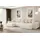 altdecor Ecksofa Cord 6-Sitzer Beige