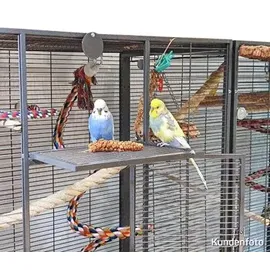 Montana Vogelkäfig Madeira Double 165 x 56 x 158 cm dunkelgrau