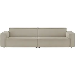 Big Sofa Cord Upper East ¦ beige ¦ Maße (cm): B: 296 H: 72 T: 106