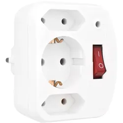 REV RITTER Überspannungsschutzstecker Adapter mit Schalter