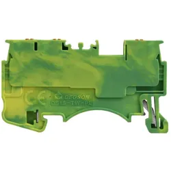Schutzleiter-Reihenklemme 1.5mm2 3-Leiter gelb-grün Erdungsklemme 3947