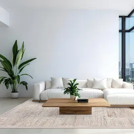 mazovia Teppich Beige, Ecru, Creme, Textil, Abstrakt Rechteckig, 120x170 cm, Oeko-Tex® Standard 100, Teppiche - Böden, Teppiche