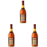 Wilthener Feiner Alter Weinbrand 36% vol., Brandy in V.S.O.P.-Qualität, in Limousin-Eichenholzfässern gelagert (1 x 0.7 l) (Packung mit 3)